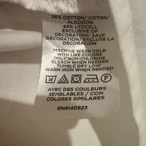 LOFT White Blouse with Multicolor Embroidery - Picture 6 of 6